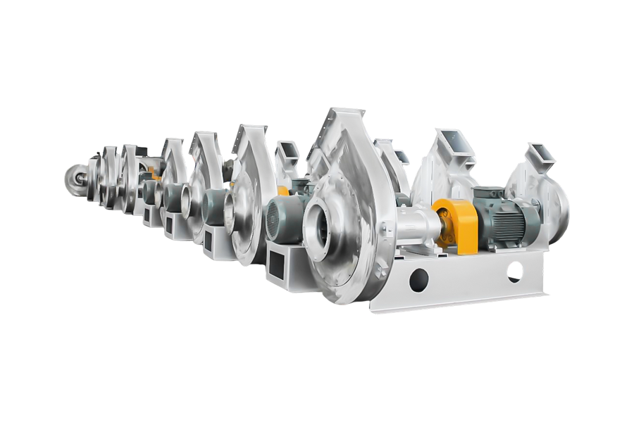 세라믹 산업 - 용광로 고온 연기 배출 팬